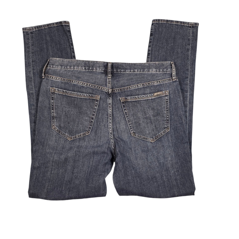 NWOT Eddie Bauer Boyfriend Midrise Slim Blue Denim Jeans - Picture 3 of 9